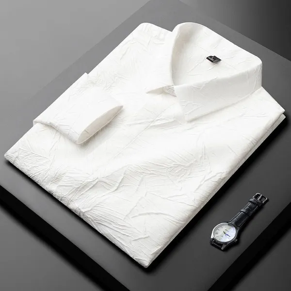 White_Cotton_Blend_Premium_&_Elegant_Full_Sleeve_Shirt_For_Men