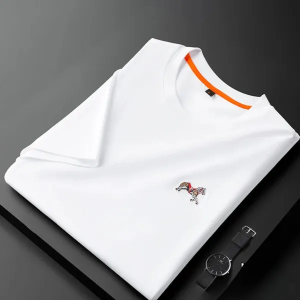 White_Tensil_Premium_&_Elegant_Relaxed_Fit_T-Shirt_For_Men