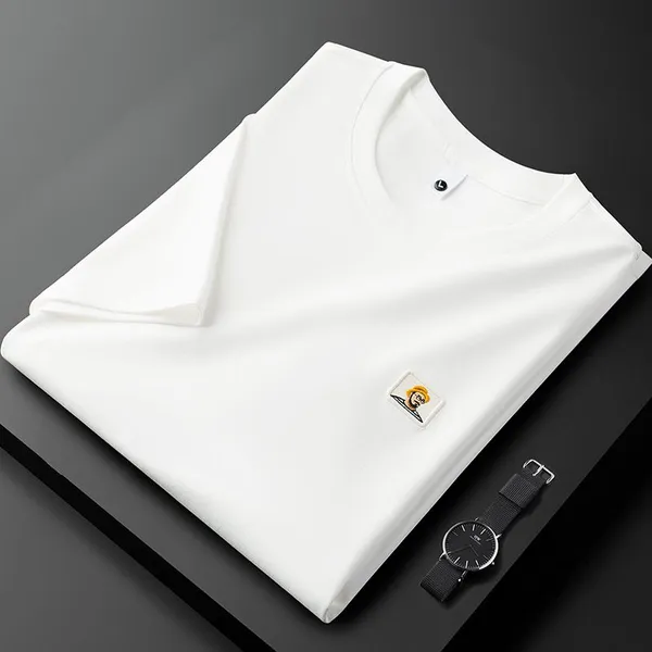 White_Tensil_Premium_&_Elegant_Relaxed_Fit_T-Shirt_For_Men