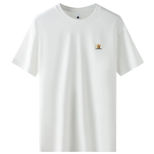 White_Tensil_Premium_&_Elegant_Relaxed_Fit_T-Shirt_For_Men