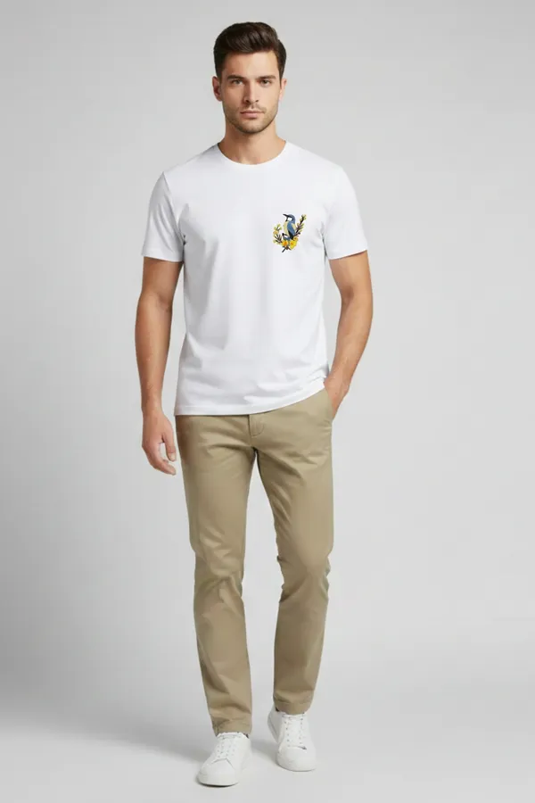 White_Tensil_Premium_&_Elegant_T-Shirt_For_Men