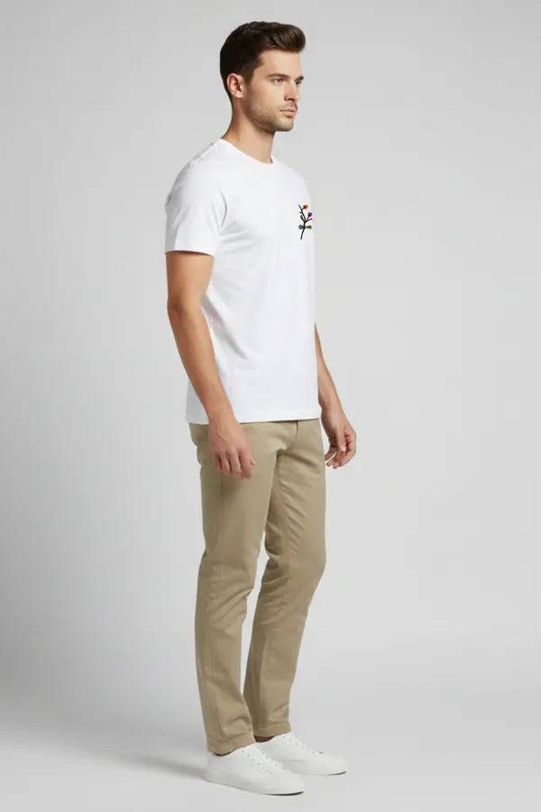 White_Tensil_Premium_&_Elegant_T-Shirt_For_Men