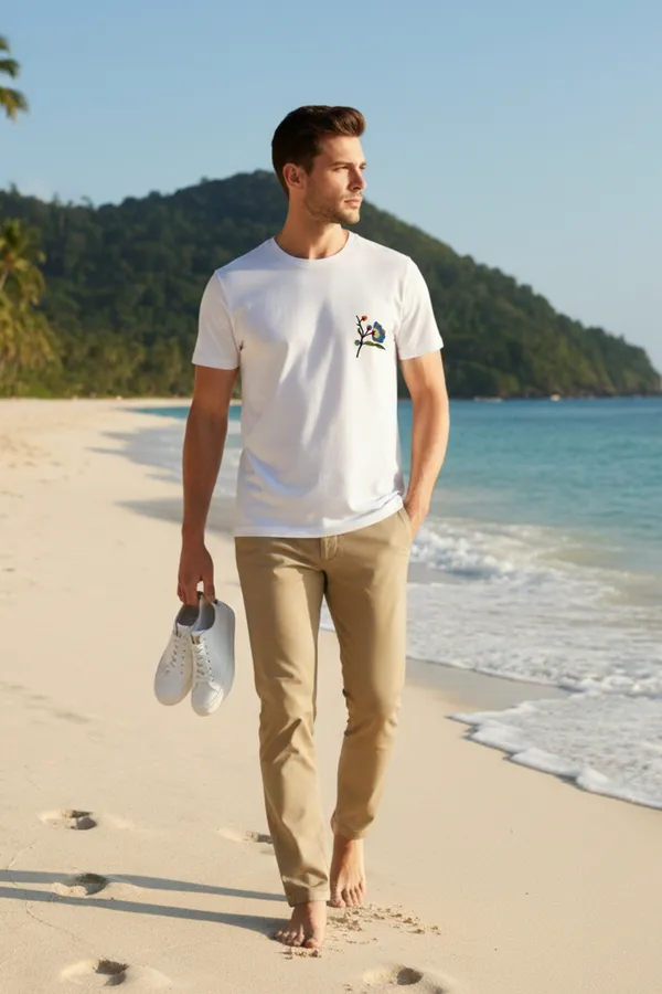 White_Tensil_Premium_&_Elegant_T-Shirt_For_Men