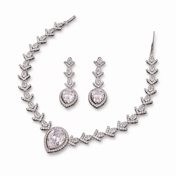 Pink_White_Brass_&_Copper_Necklace_Set_For_Women