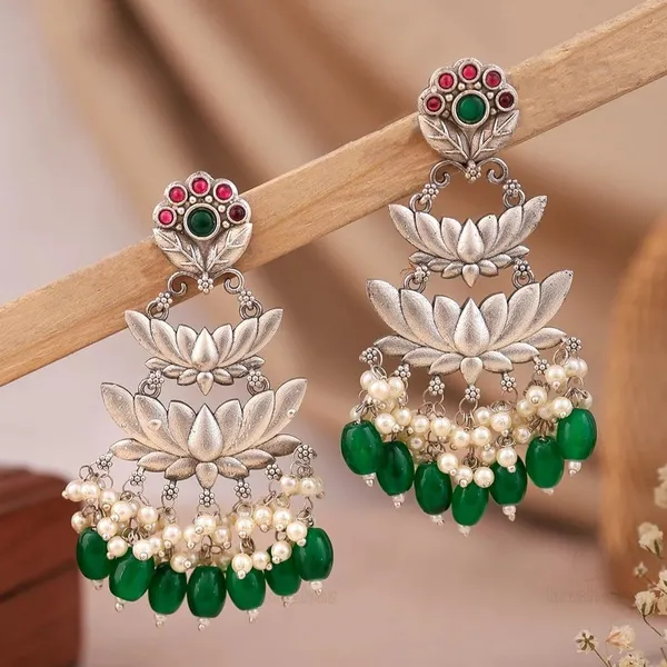 Green_Brass_&_Copper_Dangler_Earrings_For_Women
