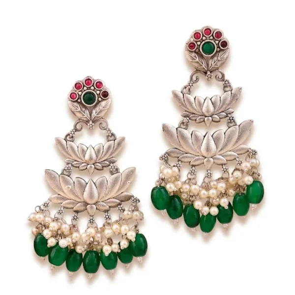 Green_Brass_&_Copper_Dangler_Earrings_For_Women