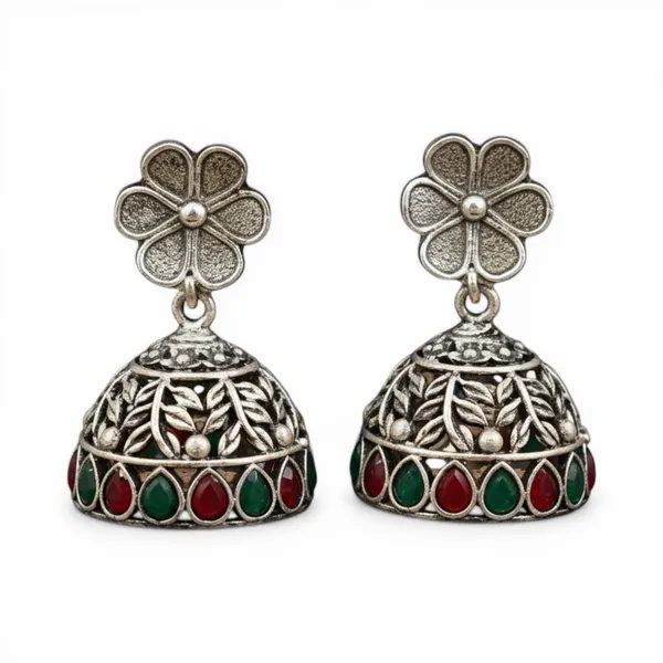 Silver_Brass_&_Copper_Earrings_For_Women