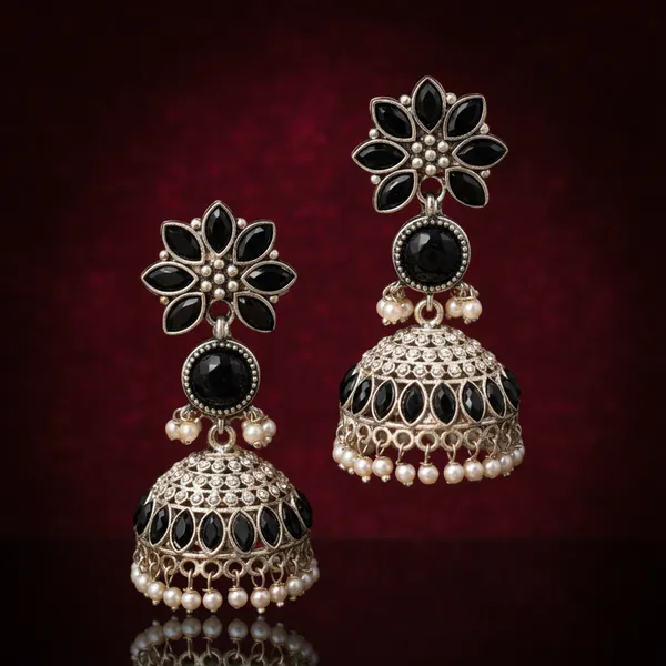 Black_Brass_&_Copper_Earrings_For_Women