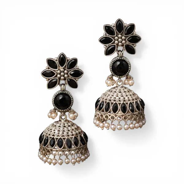 Black_Brass_&_Copper_Earrings_For_Women