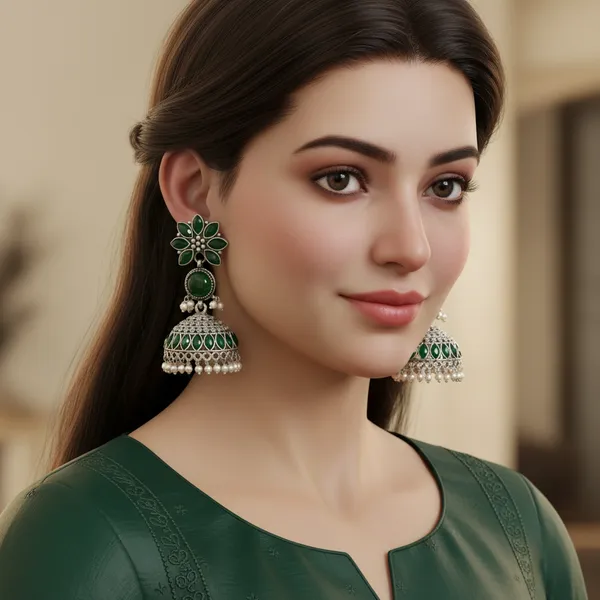 Green_Brass_&_Copper_Earrings_For_Women
