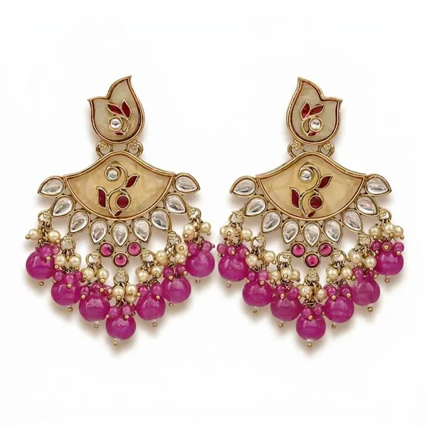 Purple_Brass_&_Copper_Earrings_For_Women