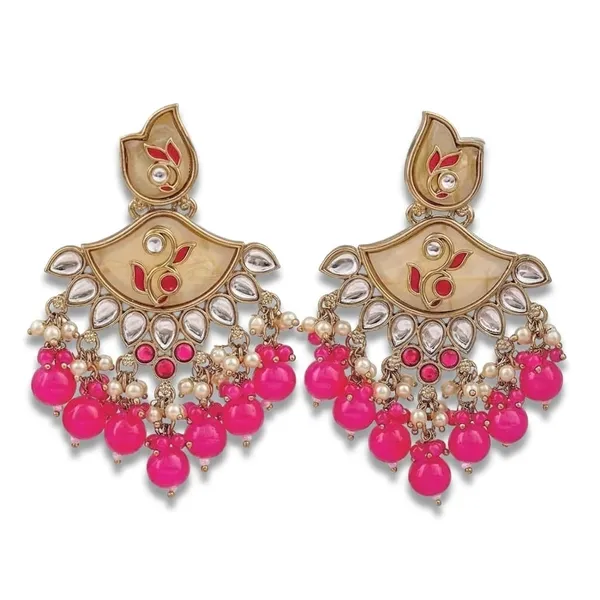 Rani_Pink_Brass_&_Copper_Earrings_For_Women