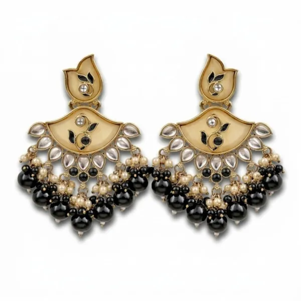 Black_Brass_&_Copper_Earrings_For_Women