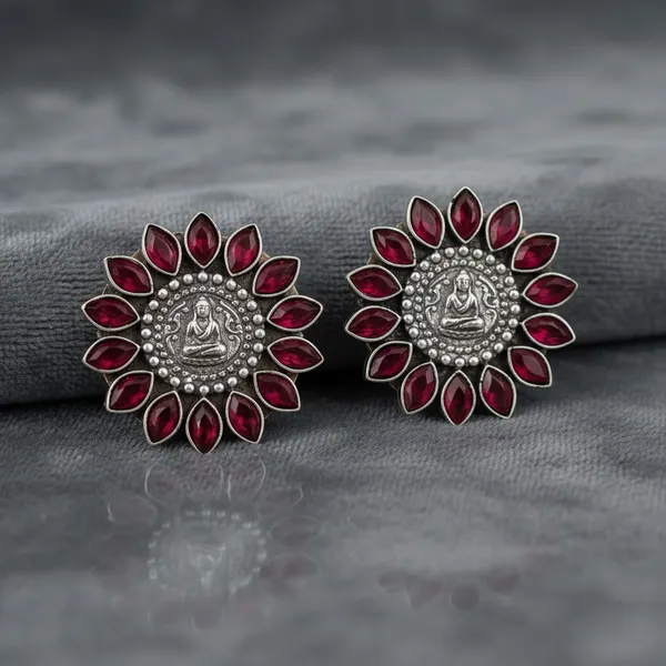 Ruby_Brass_&_Copper_Earrings_For_Women