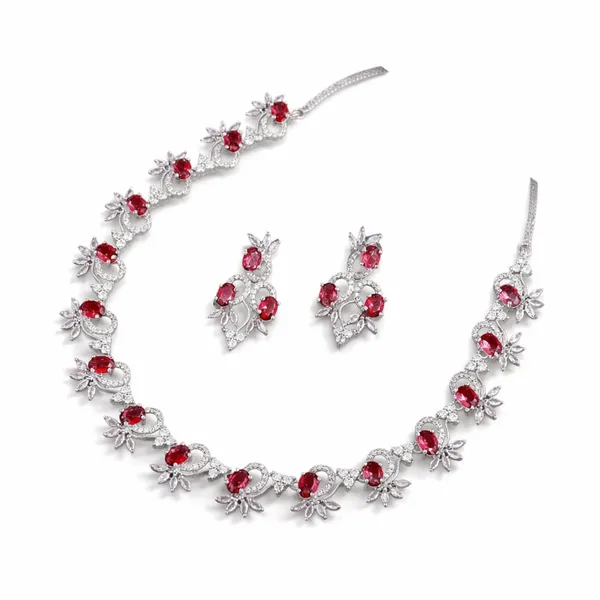 Red_Brass_&_Copper_Necklace_Set_For_Women