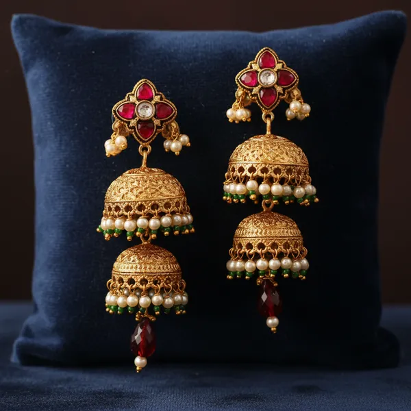 Red_Brass_&_Copper_Earrings_For_Women