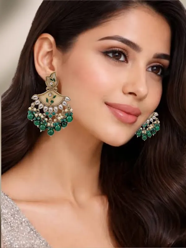 Green_Brass_&_Copper_Earrings_For_Women