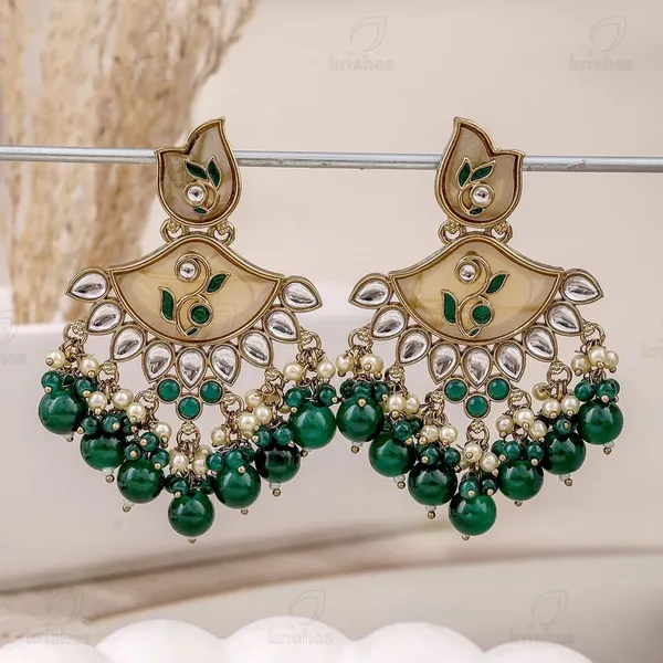 Green_Brass_&_Copper_Earrings_For_Women