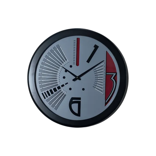 Grey_Handmade_Wooden_Wall_Clock_With_Flat_Glass