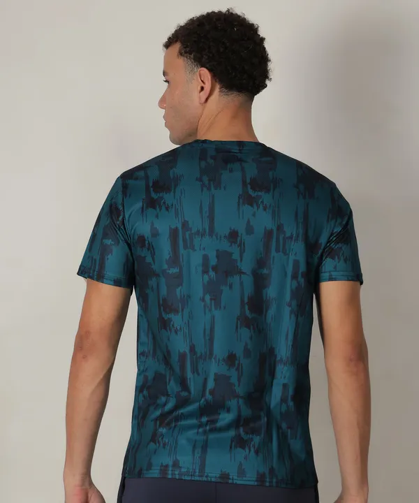 Blue_Men_Solid_Slim_Fit_Crew_Neck_Printed_T-shirt