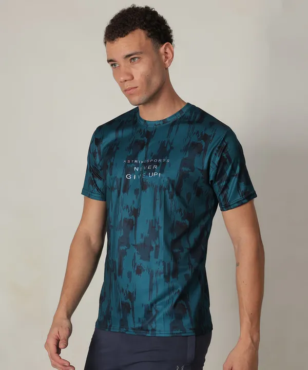 Blue_Men_Solid_Slim_Fit_Crew_Neck_Printed_T-shirt