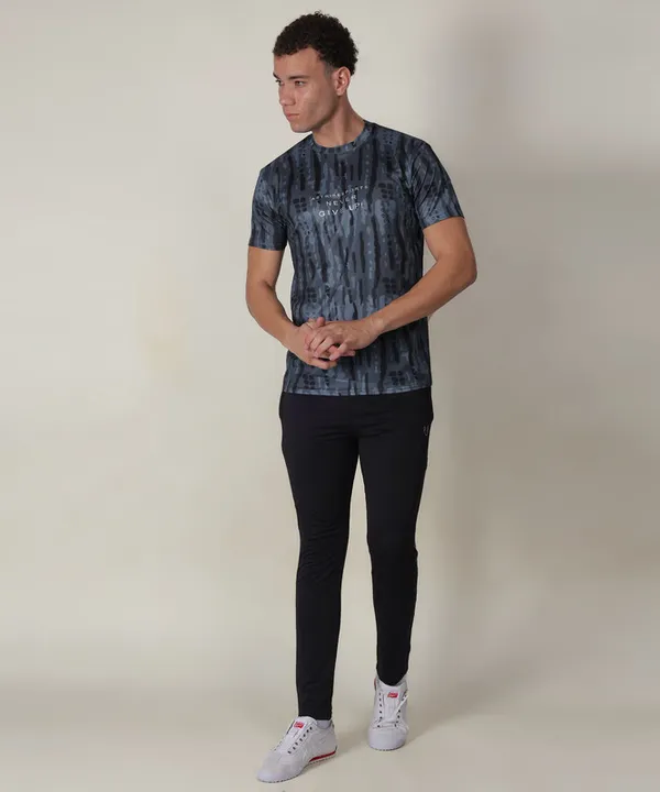 Grey_Solid_Slim_Fit_Crew_Neck_Printed_T-Shirt_For_Men