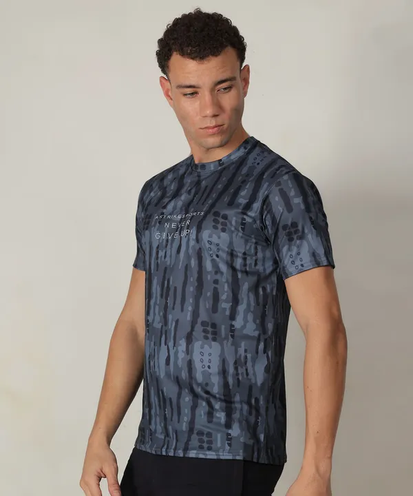 Grey_Solid_Slim_Fit_Crew_Neck_Printed_T-Shirt_For_Men