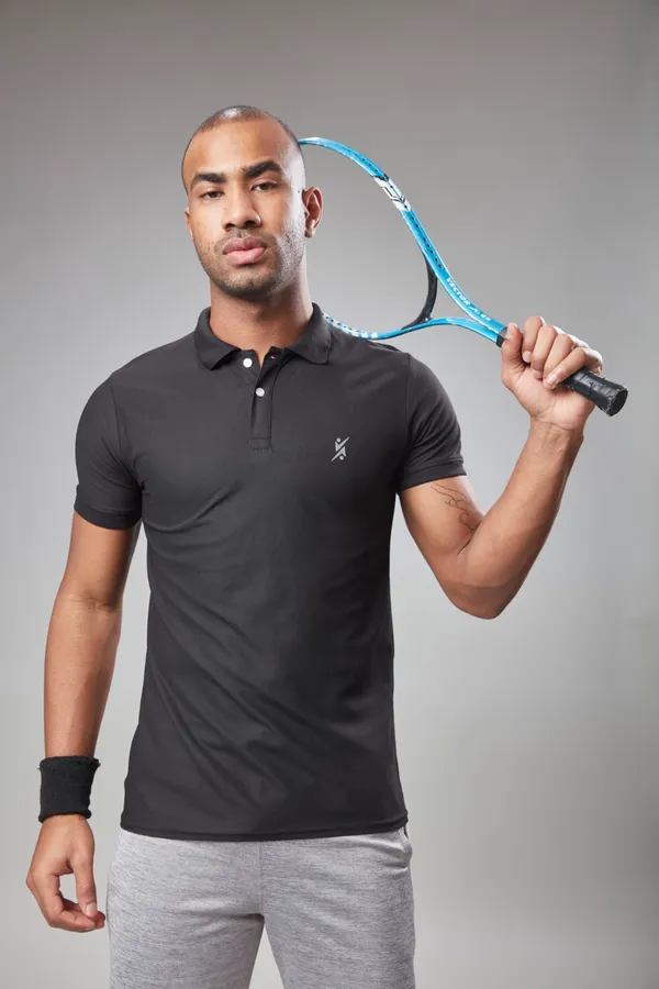 Black_Solid_Slim_Fit_Polo_T-Shirt_For_Men