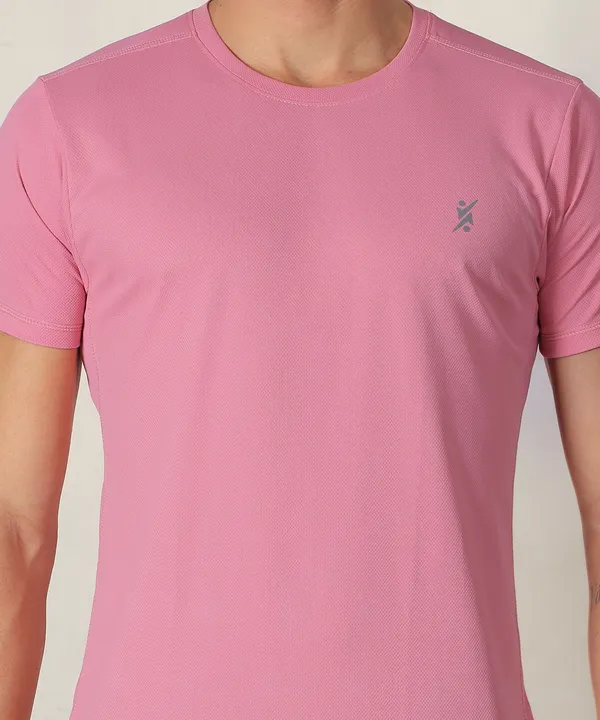 Pink_Solid_Slim_Fit_Round_Neck_T-Shirt_For_Men