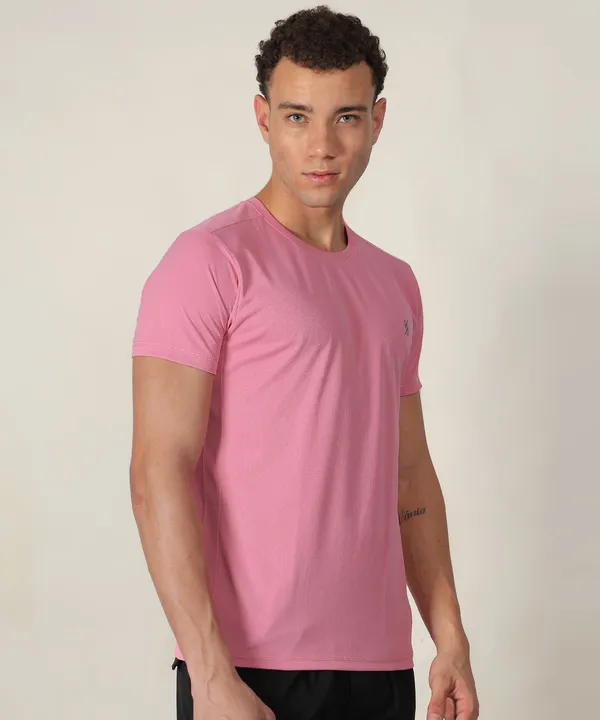 Pink_Solid_Slim_Fit_Round_Neck_T-Shirt_For_Men