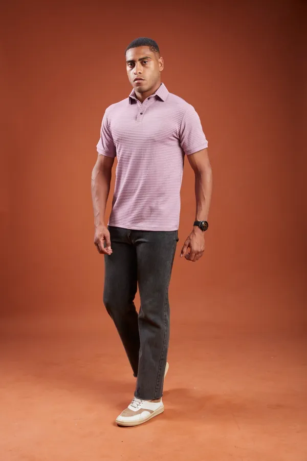 Men_Solid_Slim_Polo_Neck_T-shirt_Purple