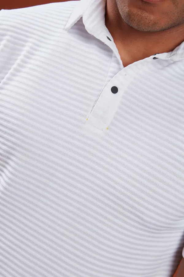 Men_Solid_Slim_Polo_Neck_T-shirt_White