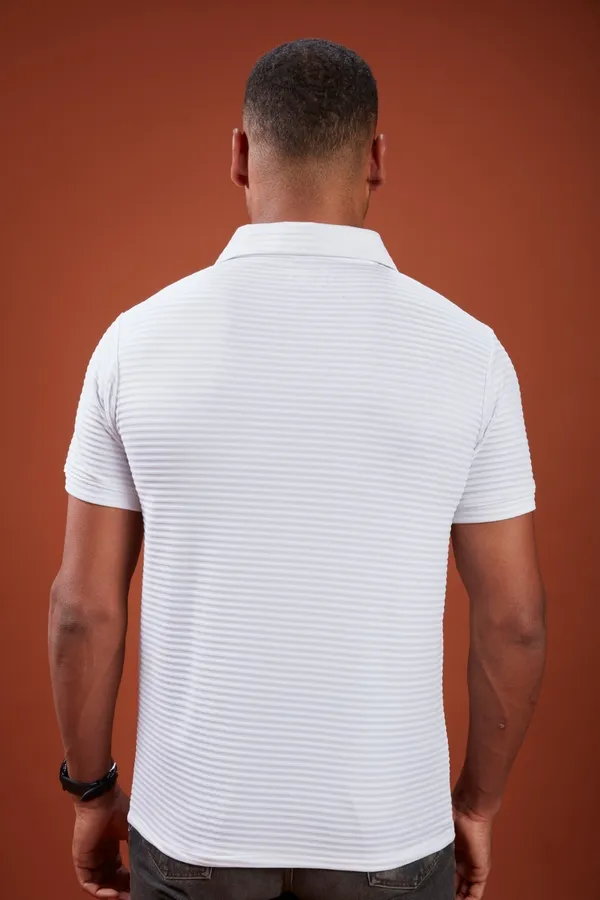 Men_Solid_Slim_Polo_Neck_T-shirt_White