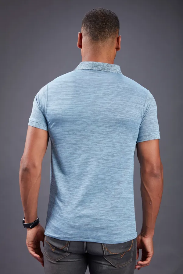 Men__Solid__Slim_Polo_Neck_T-shirt_Sky_Blue