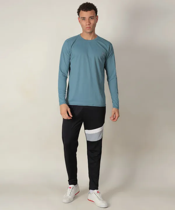 Navy_Blue_Solid_Slim_Fit_Crew_Neck_T-Shirt_For_Men