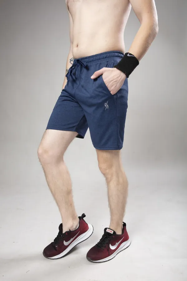 Blue_Solid_Shorts_Slim_Fit_Sports_For_Men