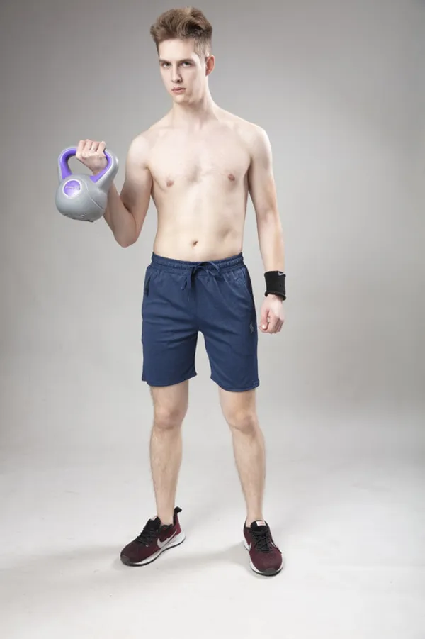 Dark_Blue_Solid_Shorts_Slim_Fit_Sports_For_Men