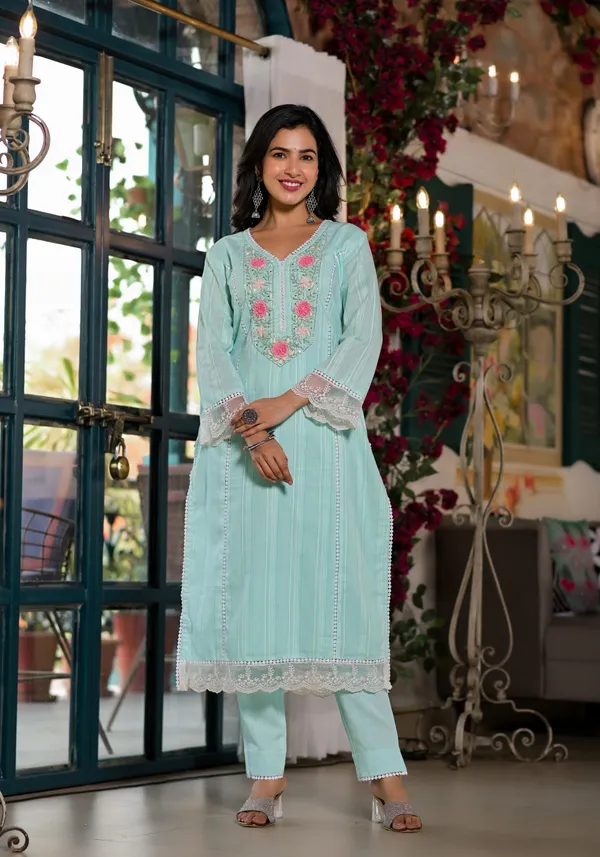 Sea_Green_Cotton_Premium_And_Elegant_Kurta_Sets_For_Women