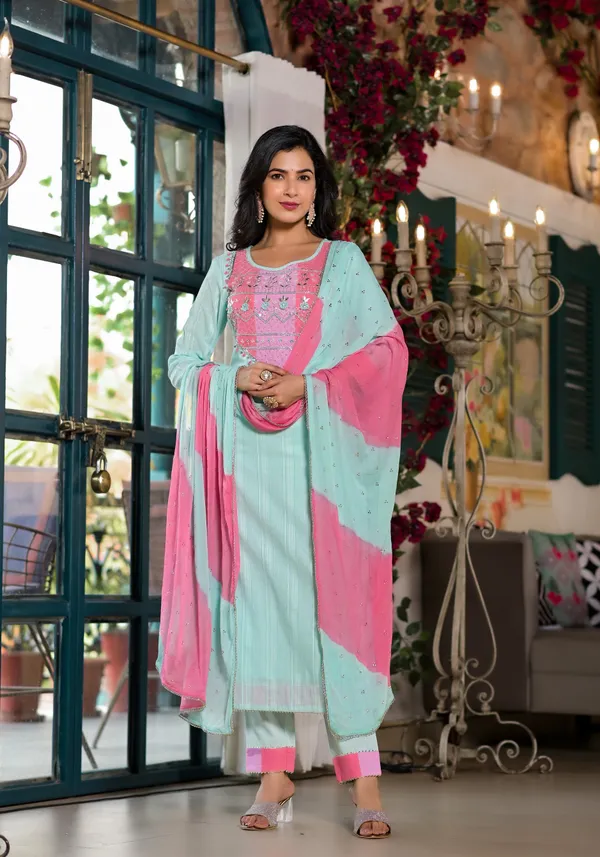 Sea_Green_Cotton_Premium_And_Elegant_Kurta_Sets_For_Women