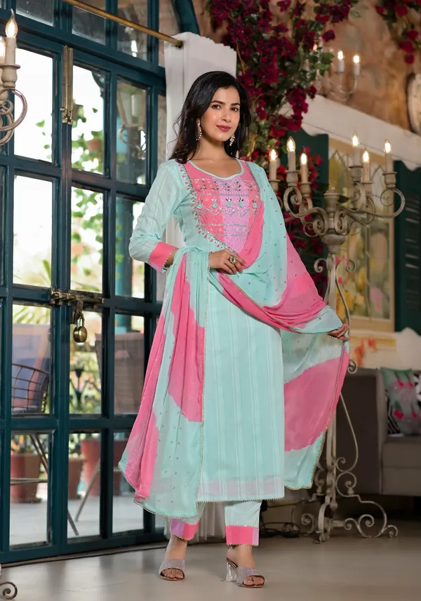 Sea_Green_Cotton_Premium_And_Elegant_Kurta_Sets_For_Women