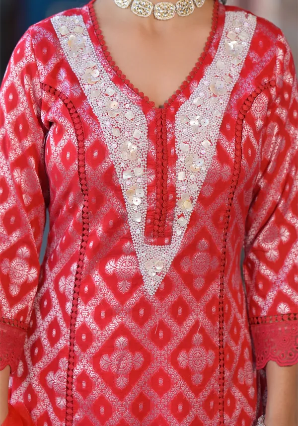 Red_Cotton_Premium_And_Elegant_Kurta_Sets_For_Women