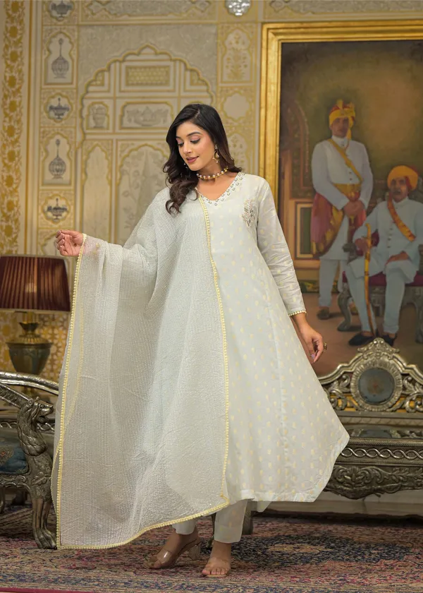 White_Cotton_Premium_And_Elegant_Kurta_Sets_For_Women
