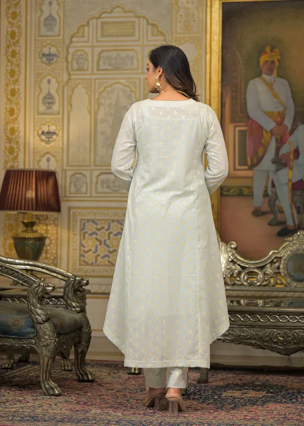 White_Cotton_Premium_And_Elegant_Kurta_Sets_For_Women