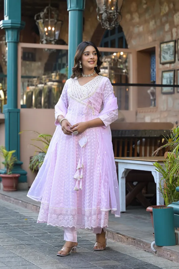 Pink_Cotton_Premium_And_Elegant_Kurta_Sets_For_Women