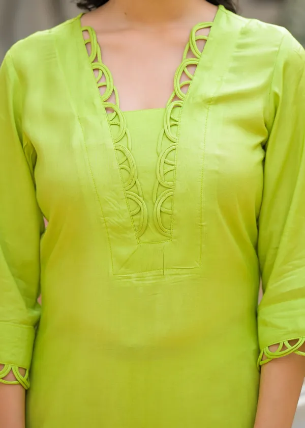 Lime_Green_Cotton_Premium_And_Elegant_Kurta_Sets_For_Women