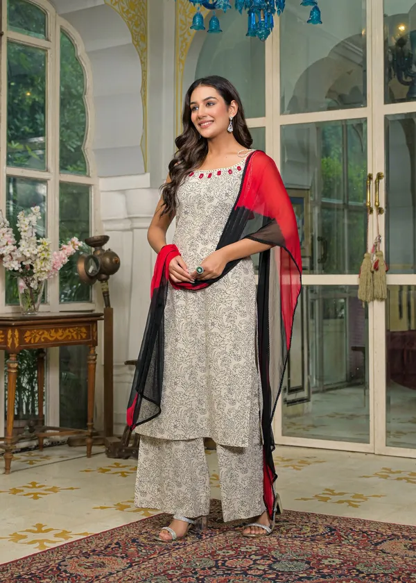 Beige_Cotton_Premium_And_Elegant_Kurta_Sets_For_Women
