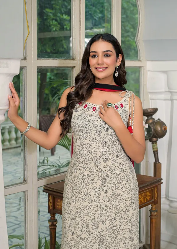 Beige_Cotton_Premium_And_Elegant_Kurta_Sets_For_Women