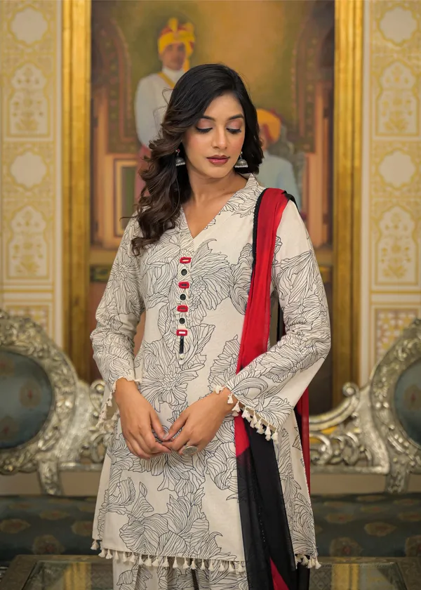 Beige_Cotton_Premium_And_Elegant_Kurta_Sets_For_Women