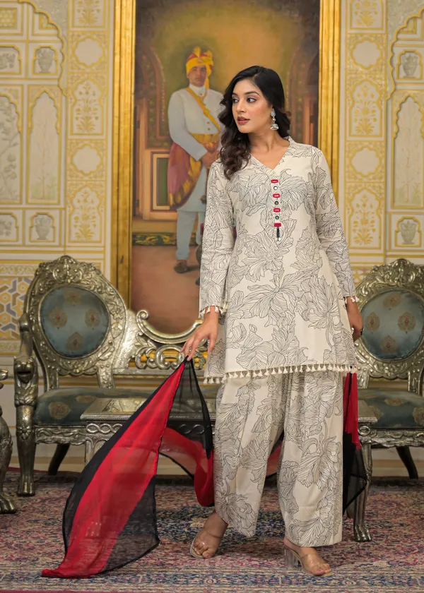 Beige_Cotton_Premium_And_Elegant_Kurta_Sets_For_Women