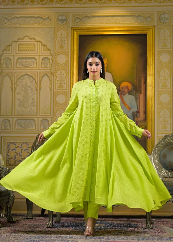 SKY_BLUE_SILK_Cotton_Premium_And_Elegant_Kurta_Sets_For_Women